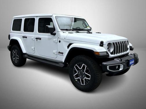 Bright White Clearcoat 2026 Jeep Wrangler 4-Door Sahara 4x4