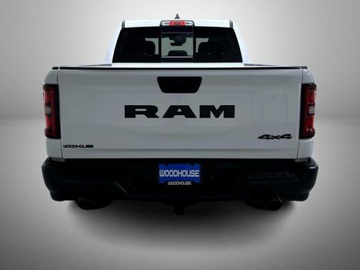 Bright White Clearcoat 2026 RAM 1500 Warlock Crew Cab 4x4 5'7' Box