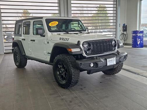 Bright White Clearcoat 2025 Jeep Wrangler 4xe Sport