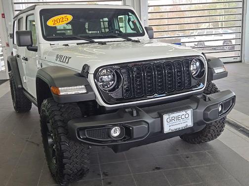 Bright White Clearcoat 2025 Jeep Wrangler 4xe Sport