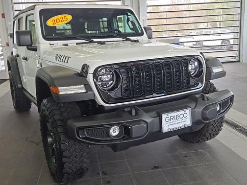 Bright White Clearcoat 2025 Jeep Wrangler 4xe Sport