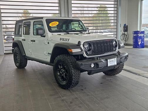 Bright White Clearcoat 2025 Jeep Wrangler 4xe Sport