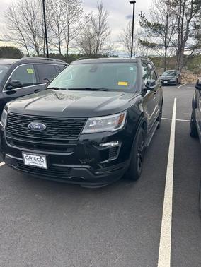 Shadow Black 2018 Ford Explorer sport
