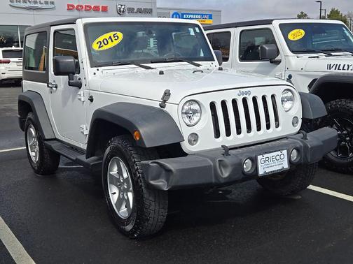 Bright White Clearcoat 2015 Jeep Wrangler Sport