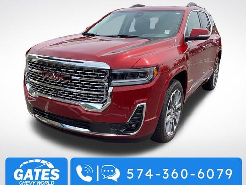 Volcanic Red Tintcoat 2023 GMC Acadia Denali