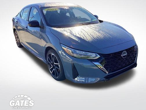 Atlantic Gray Metallic 2025 Nissan Sentra SR