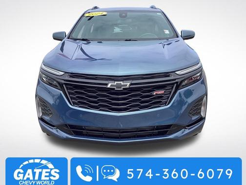 Lakeshore Blue Metallic 2024 Chevrolet Equinox AWD RS