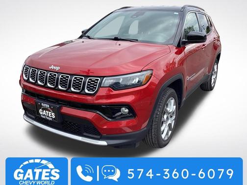 Red Hot Pearlcoat 2025 Jeep Compass Limited