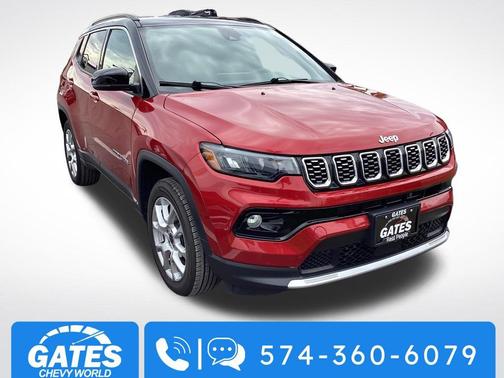Red Hot Pearlcoat 2025 Jeep Compass Limited