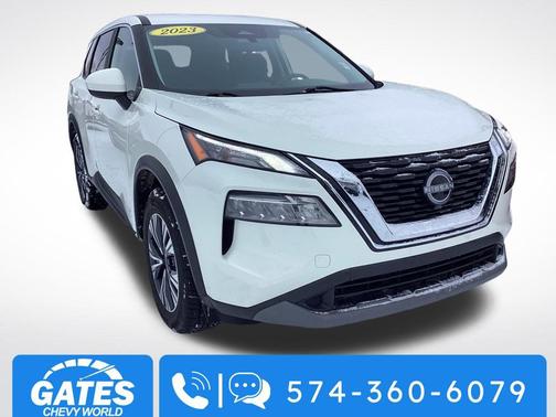 Pearl White Tricoat 2023 Nissan Rogue SV SUV