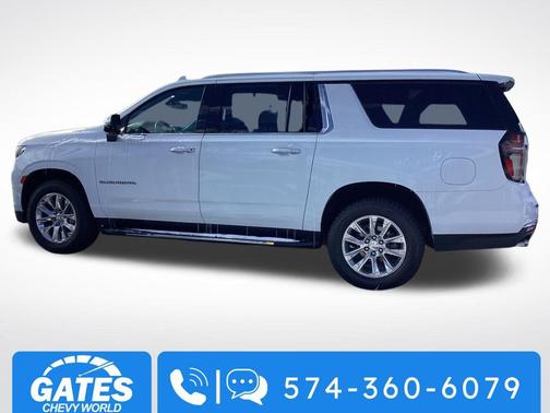 Summit White 2023 Chevrolet Suburban Premier