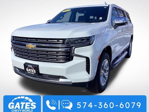 Summit White 2023 Chevrolet Suburban Premier