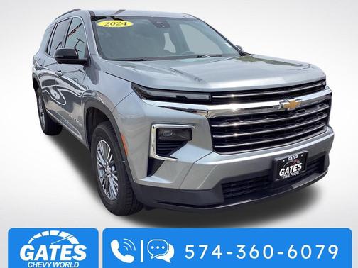 Sterling Gray Metallic 2024 Chevrolet Traverse LT