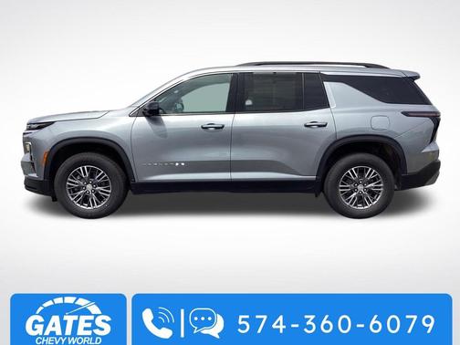Sterling Gray Metallic 2024 Chevrolet Traverse LT