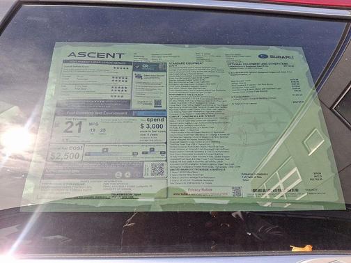 2025 Subaru Ascent Touring