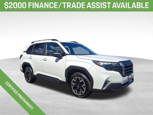 Crystal White Pearl 2025 Subaru Forester Premium