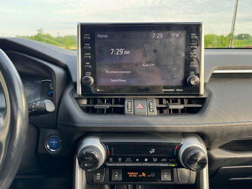 Silver Sky Metallic/Midnight Black Metallic 2022 Toyota RAV4 Hybrid SE