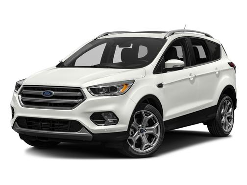 White Platinum Metallic Tri-Coat 2018 Ford Escape Titanium