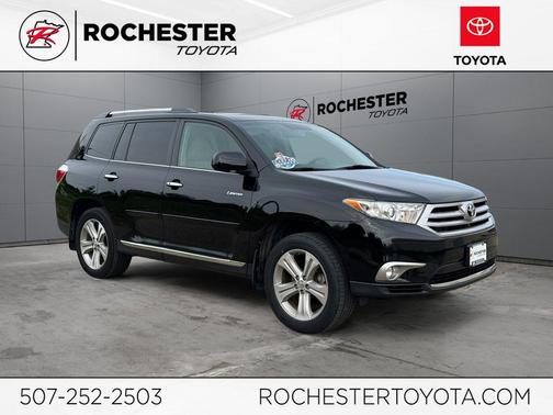 Black 2012 Toyota Highlander Limited