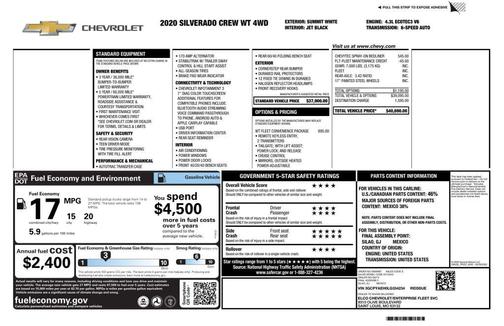 2020 Chevrolet Silverado 1500 WT