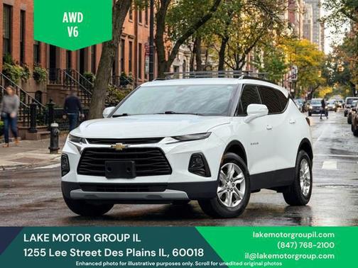 Summit White 2021 Chevrolet Blazer 2LT