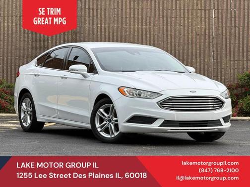 White 2018 Ford Fusion SE