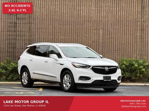 White 2019 Buick Enclave Essence