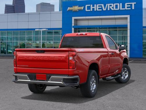 Red 2025 Chevrolet Silverado 1500 WT