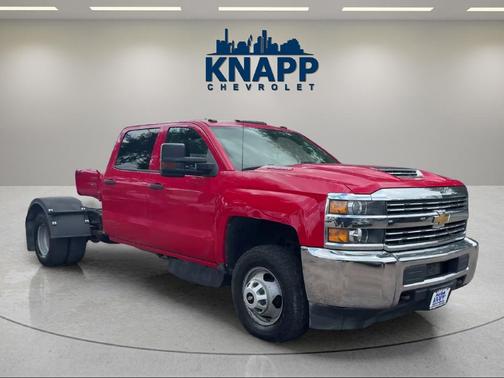 Red 2017 Chevrolet Silverado 3500 WT