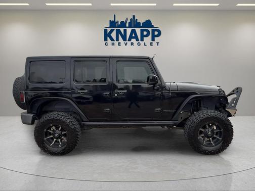 Black Clearcoat 2015 Jeep Wrangler Unlimited Sahara