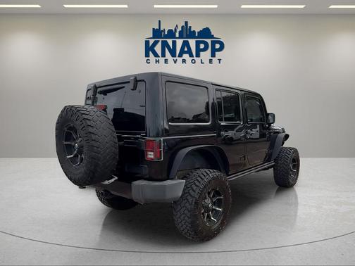 Black Clearcoat 2015 Jeep Wrangler Unlimited Sahara