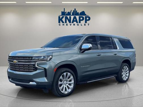 Silver Sage Metallic 2023 Chevrolet Suburban Premier