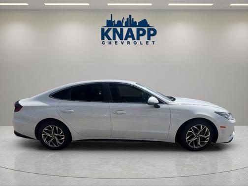 Quartz White 2021 Hyundai SONATA SEL