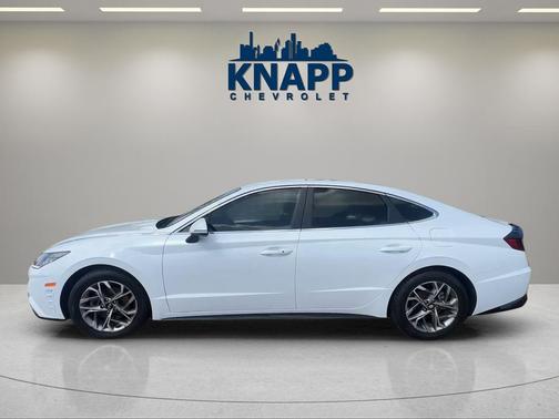 Quartz White 2021 Hyundai SONATA SEL