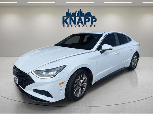 Quartz White 2021 Hyundai SONATA SEL