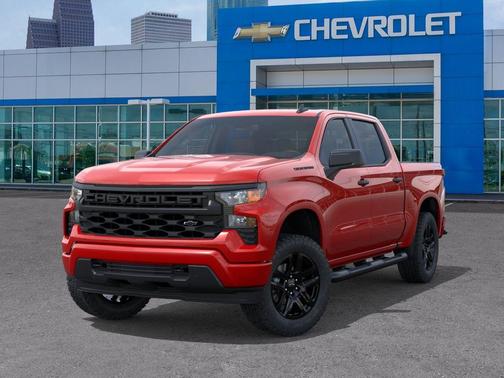 Red 2026 Chevrolet Silverado 1500 Custom