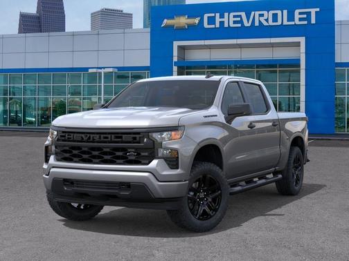 Sterling Gray Metallic 2026 Chevrolet Silverado 1500 Custom