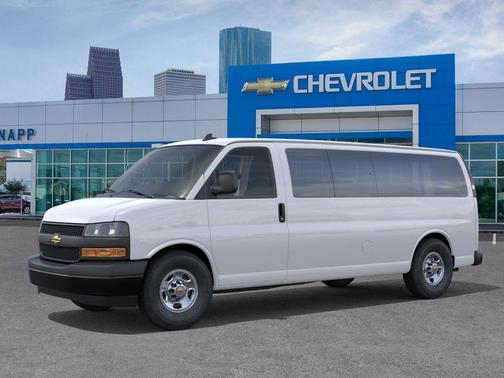 Summit White 2026 Chevrolet Express 3500 LS