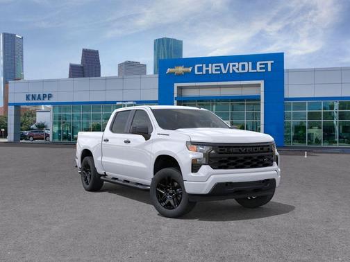 Summit White 2026 Chevrolet Silverado 1500 Custom