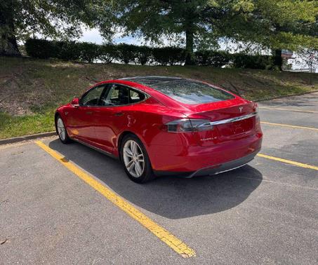 Red Multi-Coat 2014 Tesla Model S 60