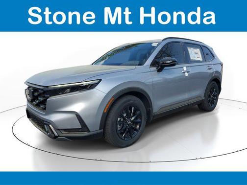 Solar Silver Metallic 2026 Honda CR-V Hybrid Sport-L FWD