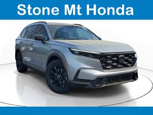 Solar Silver Metallic 2026 Honda CR-V Hybrid Sport-L FWD