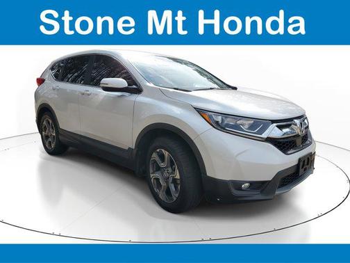 White 2019 Honda CR-V EX