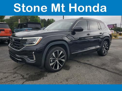 Black 2024 Volkswagen Atlas 2.0T SEL Premium R-Line 4MOTION