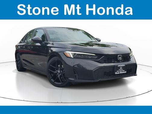 Black 2025 Honda Civic Sport