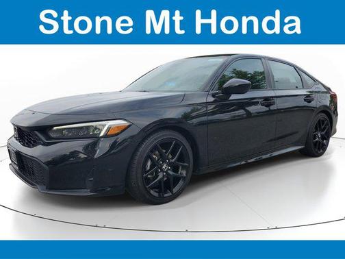 Black 2025 Honda Civic Sport