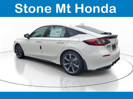Platinum White Pearl 2026 Honda Civic Hybrid Sport Touring
