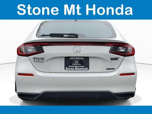 Platinum White Pearl 2026 Honda Civic Hybrid Sport Touring