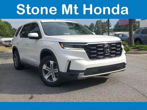 Platinum White Pearl 2025 Honda Pilot EX-L+