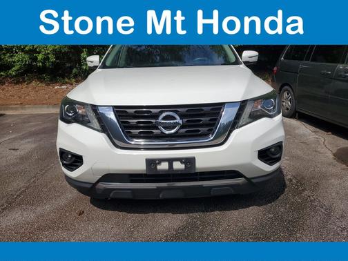 Glacier White 2018 Nissan Pathfinder SL